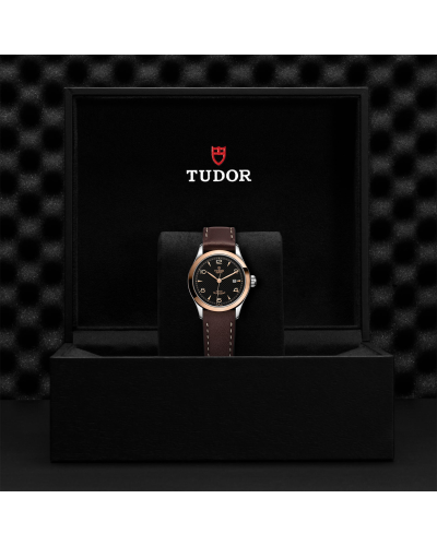 Tudor 1926 28 mm steel case, Rose gold bezel (watches)